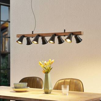 Grandesa hanglamp met 8 spots bruin, zwart