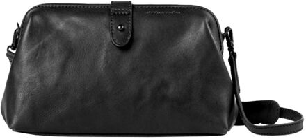 Grandma's Luxery Club Mrs. Eclair Shoulderbag black smoke crossbody dames Zwart - H 12 x B 21 x D 8 cm