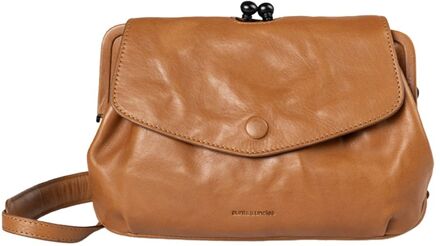 Grandma's Luxury Club Mrs. Madeline Crossbody caramel damestas Cognac - H 17 x B 26 x D 7 cm