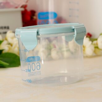 Granen Container Luchtdichte Opslag Meel Container Droog Voedsel Opslag Container blauw 600ml