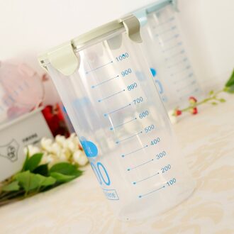 Granen Container Luchtdichte Opslag Meel Container Droog Voedsel Opslag Container groen 1500ml