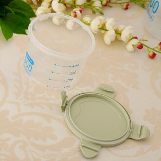 Granen Container Luchtdichte Opslag Meel Container Droog Voedsel Opslag Container groen 600ml