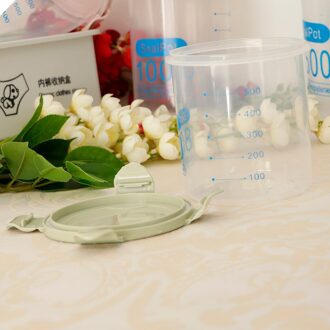 Granen Container Luchtdichte Opslag Meel Container Droog Voedsel Opslag Container groen 800ml