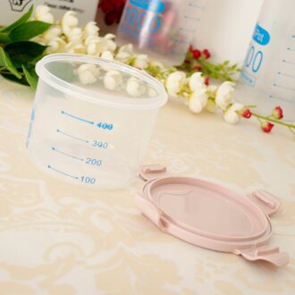 Granen Container Luchtdichte Opslag Meel Container Droog Voedsel Opslag Container roze 600ml