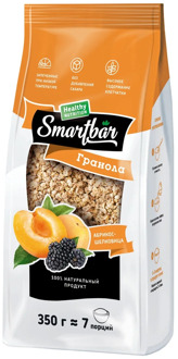Granola with apricot and Mulberry, smartbar 350g.