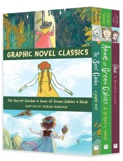 Graphic Novel Classics: The Secret Garden, Anne Of Green Gables, And Heidi - Mariah Marsden