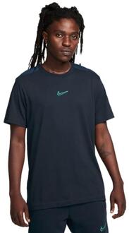 Graphic sportshirt heren Blauw - XL