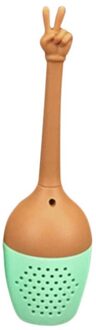 Grappig Hand Gebaren Thee Zetgroep Theezeefje Fda Siliconen Loose Leaf Herbal Spice Houder Thee Brouwen Tool 5 Stijl 4