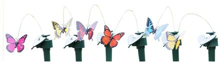 Grappig Solar Speelgoed Flying Fladderende Hummingbird Aangedreven Vlinders Vogels Voor Tuin Decoratie