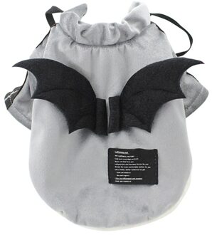 Grappige Bat Wings Hond Kostuum Hond Kleren Kleine Hond Hoodie Jas Chihuahua Hond Sweatshirt Huisdier Jas Franse Bulldog Grijs / XS