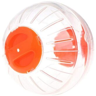 Grappige Dieren Running Bal Transparant Kristal Hamster Oefening Running Ballen Grappig Hamster Oefening Speelgoed Klein Dier Speelgoed Ef oranje