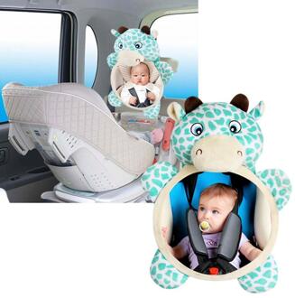 Grappige Leuke Baby Rear Facing Spiegels Verstelbare Auto Baby Spiegel Veiligheid Auto Achterbank View Spiegel Voor Kids Kind peuter