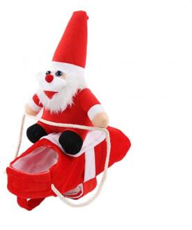 Grappige Leuke Modieuze Zachte Warme Kerst Kerstman Pet Hond Kat Kleding Xmas Outfit Kostuum Decoratie