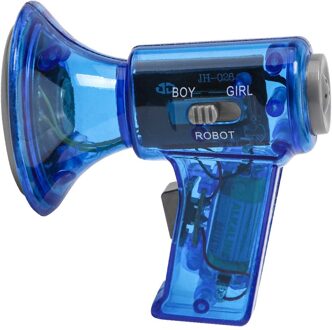 Grappige Multi Voice Changer Versterker 3 Verschillende Stemmen Fun Speelgoed Speaker Kids Educatief Kinderen Speelgoed Blauw