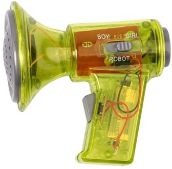 Grappige Multi Voice Changer Versterker 3 Verschillende Stemmen Fun Speelgoed Speaker Kids geel