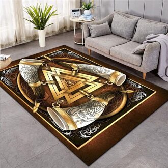 Grappige Tapijten Oude Norse Viking Deurmat Badmat Voet Pad Home Decor Badkamer Tapijt Deurmat Vloermatten 140x200cm