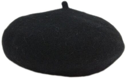 Grappige Winter Hoeden Voor Kinderen Mannen Warme Wollen Herfst Winter Wol Wilde Tij Cap Harige Knoppen Cap Leuke Casual Mori meisje Hoed Vrouwen Baret Rood