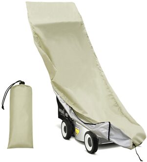 Grasmaaier Cover 210D Upgrade Premium Heavy Duty Oxford Push Maaier Cover Met Stof-en Waterdicht, tas Voor Universal Fit Maat khaki