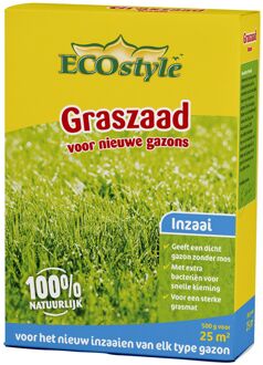 Graszaad-Inzaai - 500 g - voor het inzaaien van een nieuw gazon - voor 25 m2