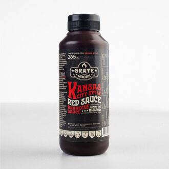 Grate Goods Kansas City Red Barbecues Sauce Knijpfles 265ml
