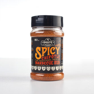Grate Goods Spicy Chipotle BBQ Rub Strooibus 180 gram