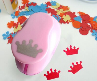 Gratis 1 ''Kroon papier cutter scrapbooking stempels papier punch eva foam punch kind diy craft punch plakboek S293714