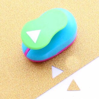 Gratis driehoek papier punch 13mm 5/8 ''vormen craft punch diy puncher papier cutter scrapbooking stoten plakboek