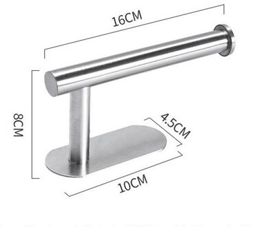 Gratis Keuken Papierrol Accessoire Wall Mount Toiletrolhouder Roestvrij Staal Badkamer Tissue Handdoek Accessoires Rack Houders 1