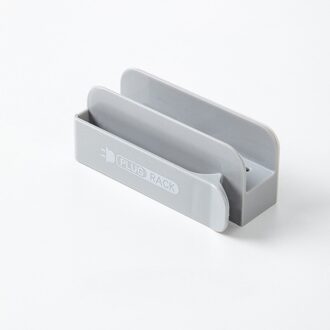 Gratis Ponsen Stekker Haak Houder Telefoon Opladen Stand Rack Cordable Stekker Opslag Woondecoratie