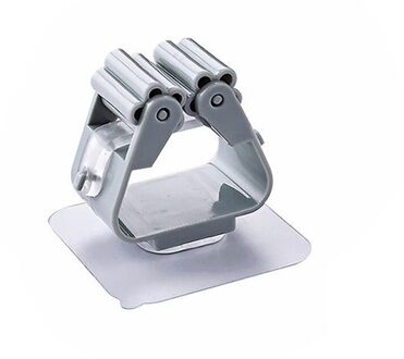 Gratis Ponsen Sterke Dragende Mop Clip Keuken Tool Mop Bezem Opbergrek Naadloze Badkamer Huis Keuken Opslag Rack TSLM1 02