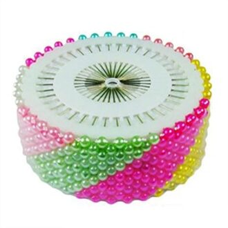 Gratis Spipping 40 Stks/partij 35mm Ronde Parel Staal Hoofd Dressmaking Pins Decorating Naaien Pin Craft Faux Pearl Corsage voor kleding