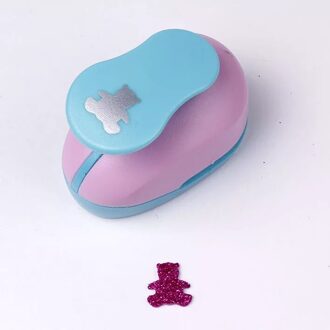 Gratis teddybeer papier punch 15mm 5/8 ''vormen craft punch diy puncher papier cutter scrapbooking stoten plakboek eva punch
