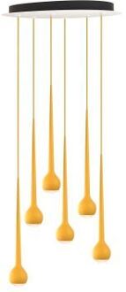 Grau Falling Sun Chandelier 6 - Oranje