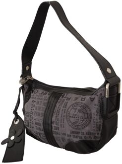 Gray Gedrukte handvrouwen's schoudertasje damestas Grijs - One Size