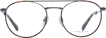 Gray Heren Optische Monturen Metallic
