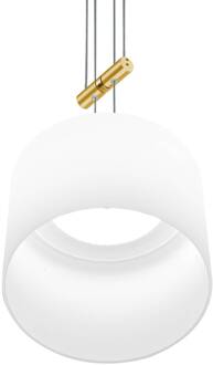 Grazia hanglamp ZigBee 1-lamp 16cm messing mat messing, wit