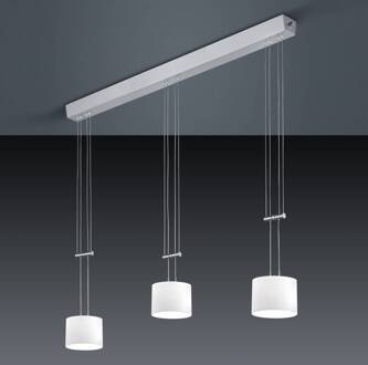Grazia LED-hanglamp ZigBee voor 3-lamps mat nikkel, chroom