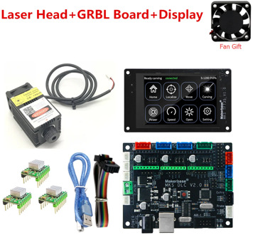 GRBL 1.1 CNC laser module MKS DLC v2.0 MKS TFT 35 CNC touch screen display for CNC DIY Engraving Machine Wood Router Engraver