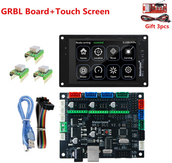 GRBL 1.1 offline monitor CNC 3018 pro upgrade parts control card TFT35 CNC display MKS DLC for laser engraving machine carving