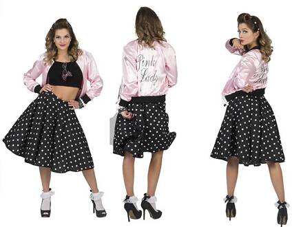 Grease Jaren 50 jasje pink Roze