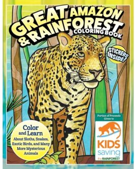 Great Amazon & Rainforest Coloring Book