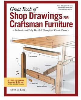 Great Book Of Shop Drawings For Craftsman Furniture, Second Edition - Robert W. Lang