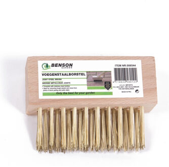 Green Arrow Voegenborstel / Onkruidborstel Hout Met 3 Rijen Staal