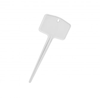 green basics plantlabels small wit, set van 5 labels