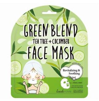 Green Blend Tea Tree + Cucumber Face Mask 25ml x 1 pc