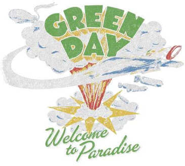 Green Day Paradise Men's T-Shirt - White - 5XL Wit