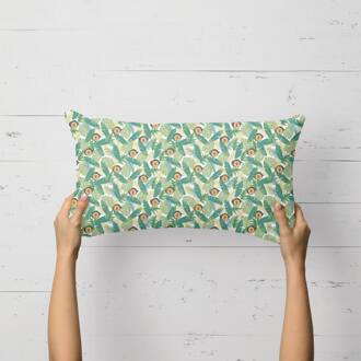Green Jurassic Park Rectangular Cushion 30x50 - Soft Touch
