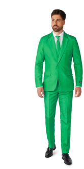 Green - Mannen Kostuum - Groen - Kerst - Maat S
