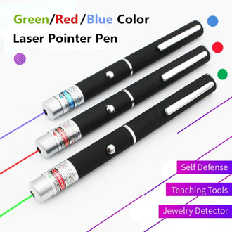 Green/Red/Blue 405nm Laser Pointer Pen Powerful Beam defensa personal Light Lamp Lazer Self Defense Flashlight Safety Supplies