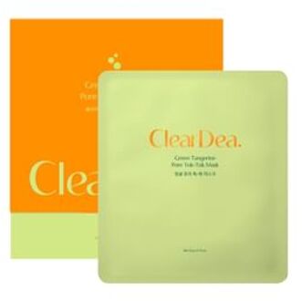 Green Tangerine Pore Tok-Tok Mask Set 20g x 4 sheet